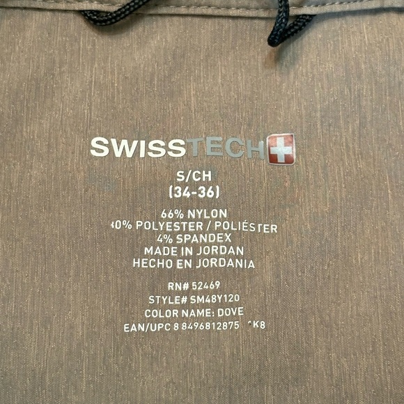 Swiss Tech Dove Button-Up Shirt size Small - Picture 4 of 13